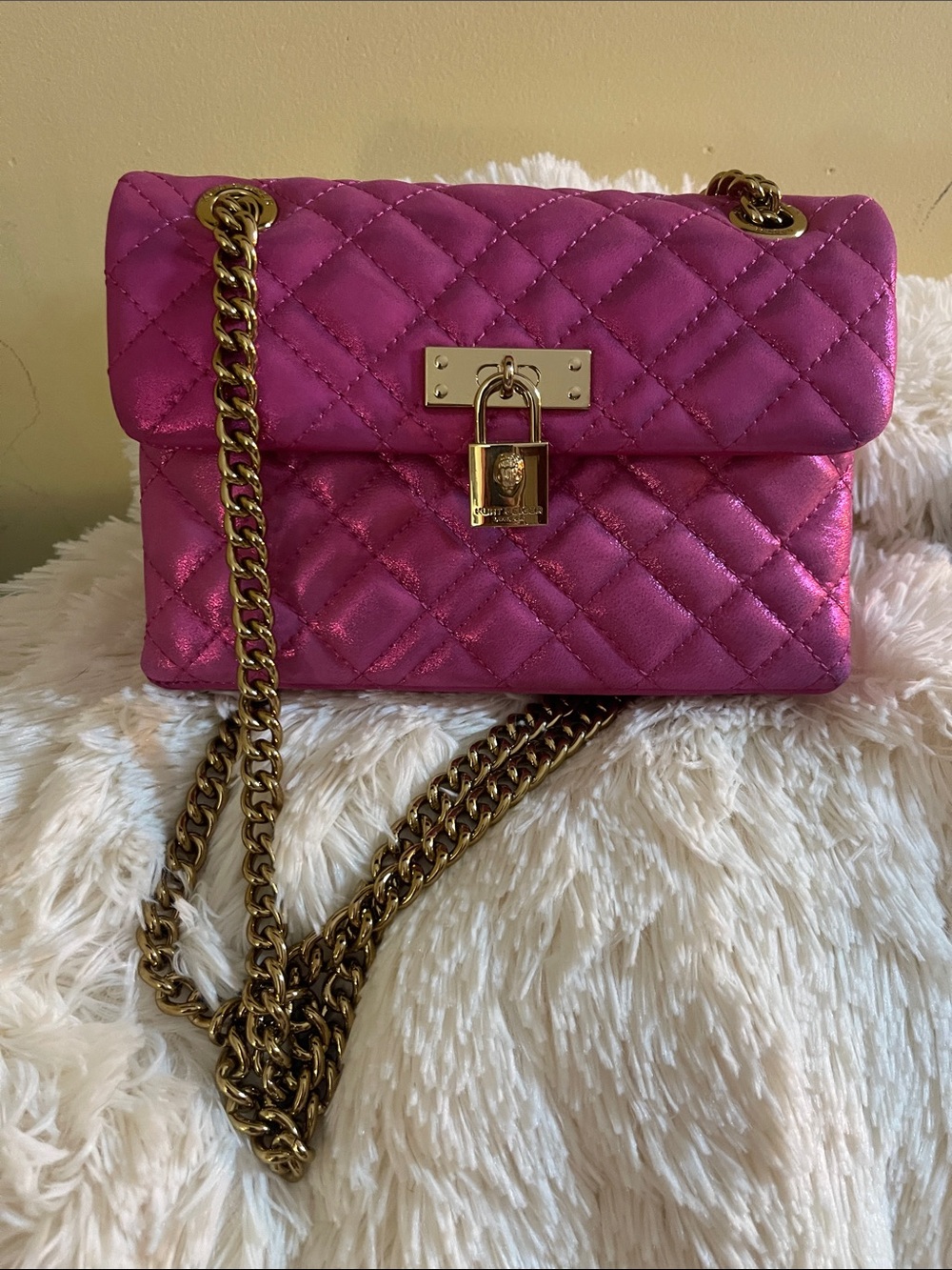 Kurt Geiger lightly faded on outside pink